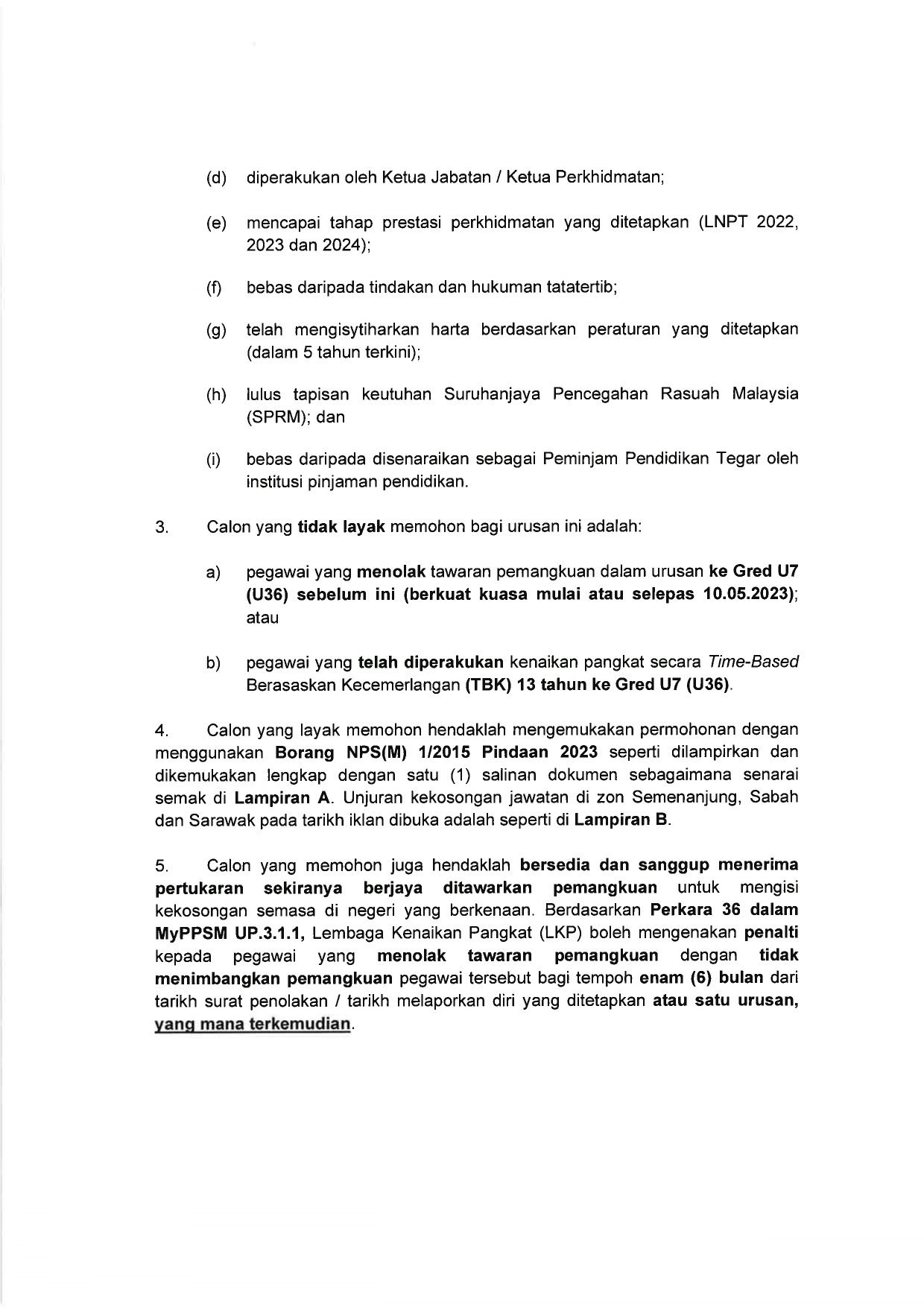 Dokumen 2 - Iklan Pemangkuan Juruterapi Pergigian Gred U6 Ke U7