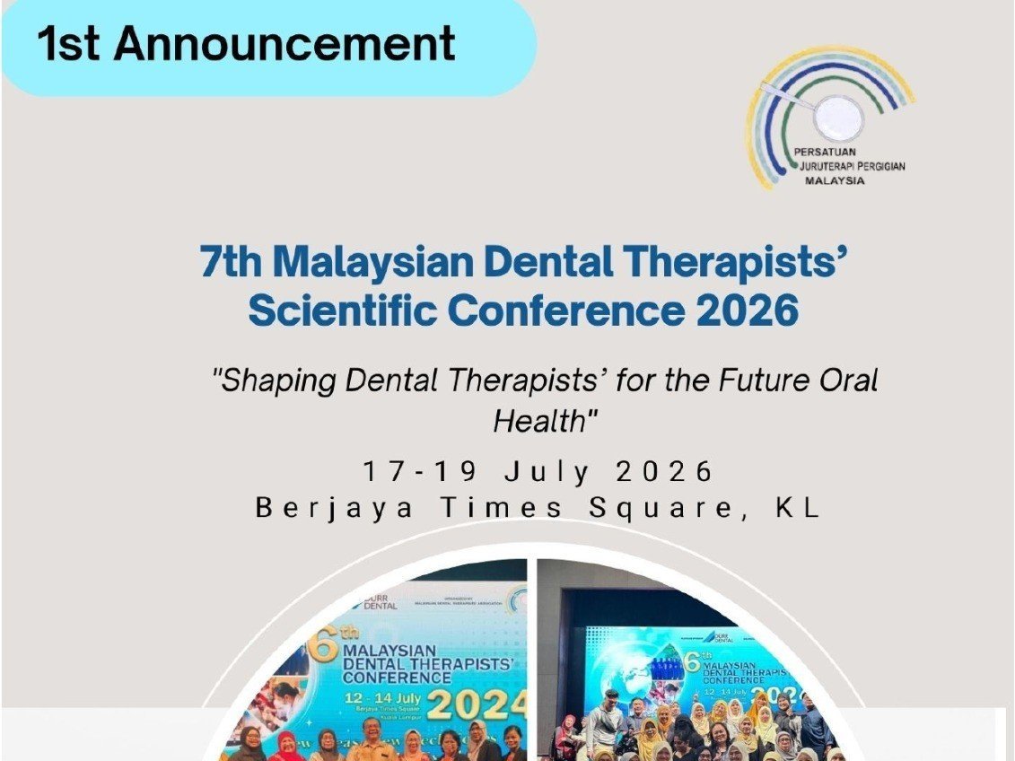 1st Annoucement 7th Malaysian Dental Therapists’ Scientific Conference 2026